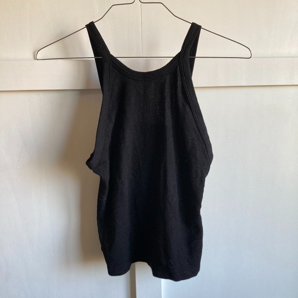 Intimately Free People Black Louse Fitting Ribbed Tank Top Sz XS - Picture 1 of 5